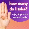 Vitafusion Power C Gummy Vitamin for Immune Support; Orange Flavor; 164 Count