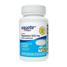 Equate Magnesium Laxative Caplets Dietary Supplement; 500 mg; 55 Count