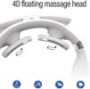 Neck Massager with Heat Neck Relax Neck Pain Relief DeepTissue Device Neck Massager Muscle Relaxation 4 HeadCordless Massager for Women Men Old People