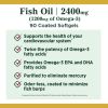 Nature's Bounty Fish Oil Softgels; Double Strength; 2400 mg; 90 Count