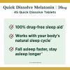 Nature's Bounty Melatonin Sleep Aid Tablets; 10 mg; 45 Count